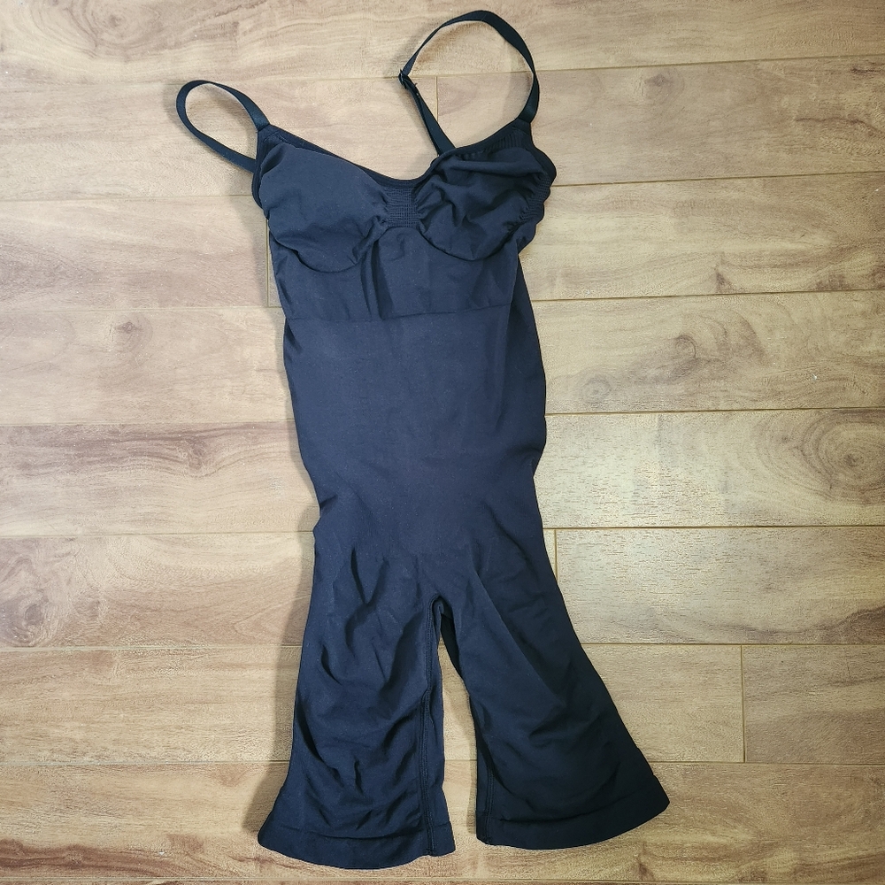 SKIMS Black Shaping Bodysuit